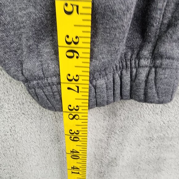 Nike Mens Grey Jogger Sweatpants Drawstring Elastic Waist Polyester Cotton L - Picture 12 of 13